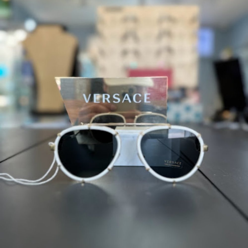 Versace VINTAGE ICON PILOT CLIP-ON SUNGLASSES